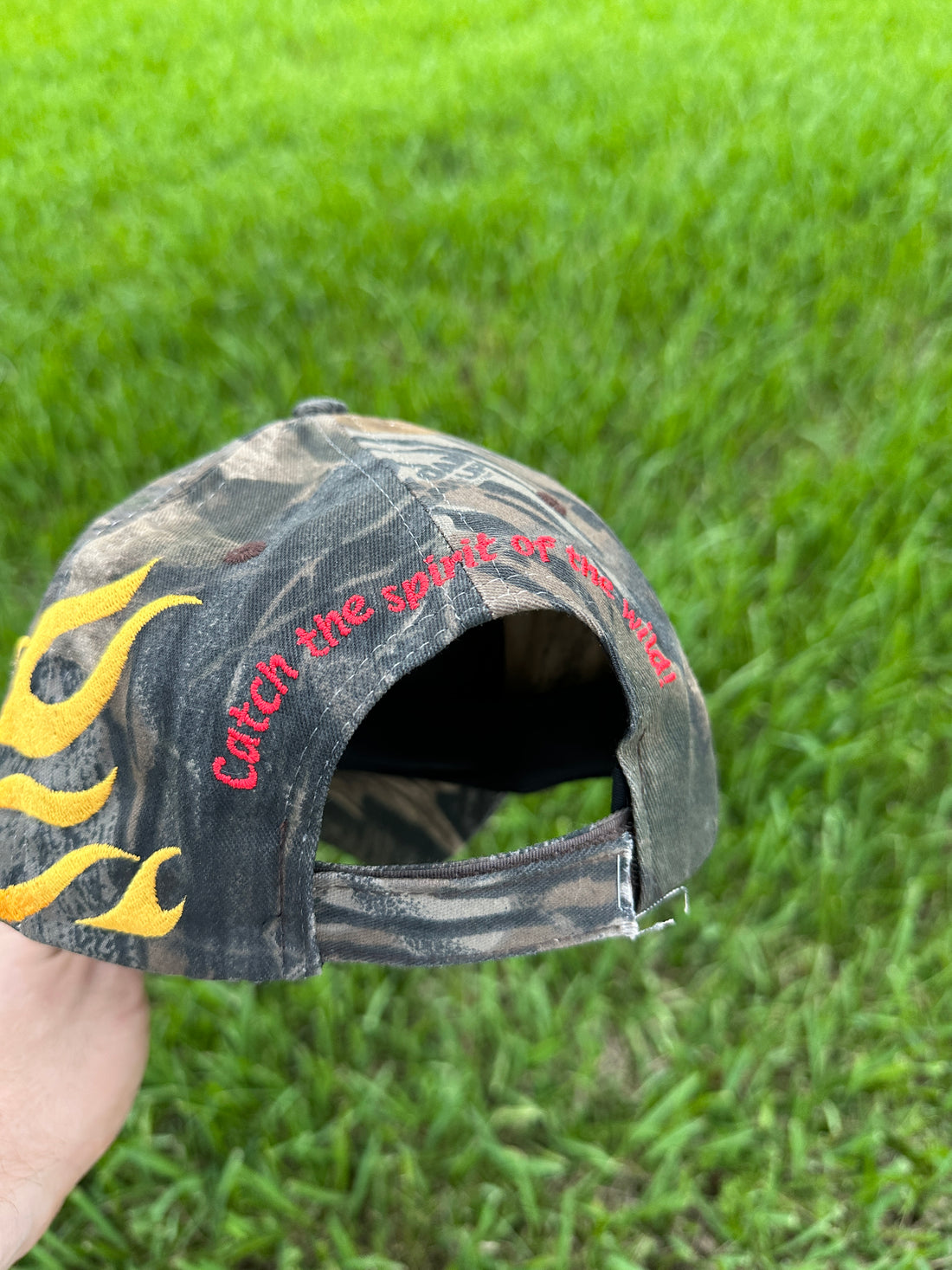 90s Vintage Ted Nugent Camo Dad Hat
