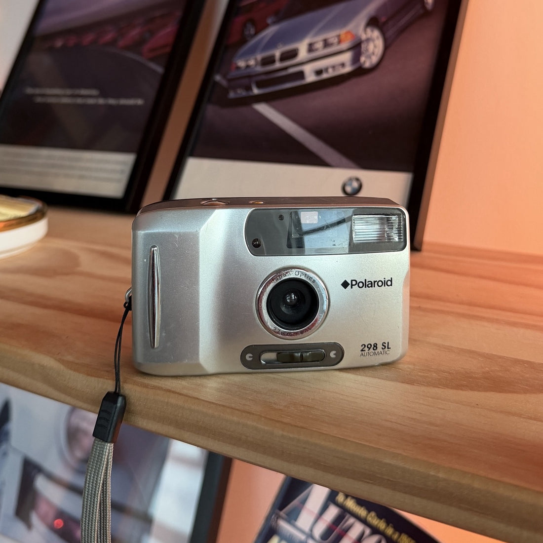 Polaroid 298 SL Automatic 35mm camera, front