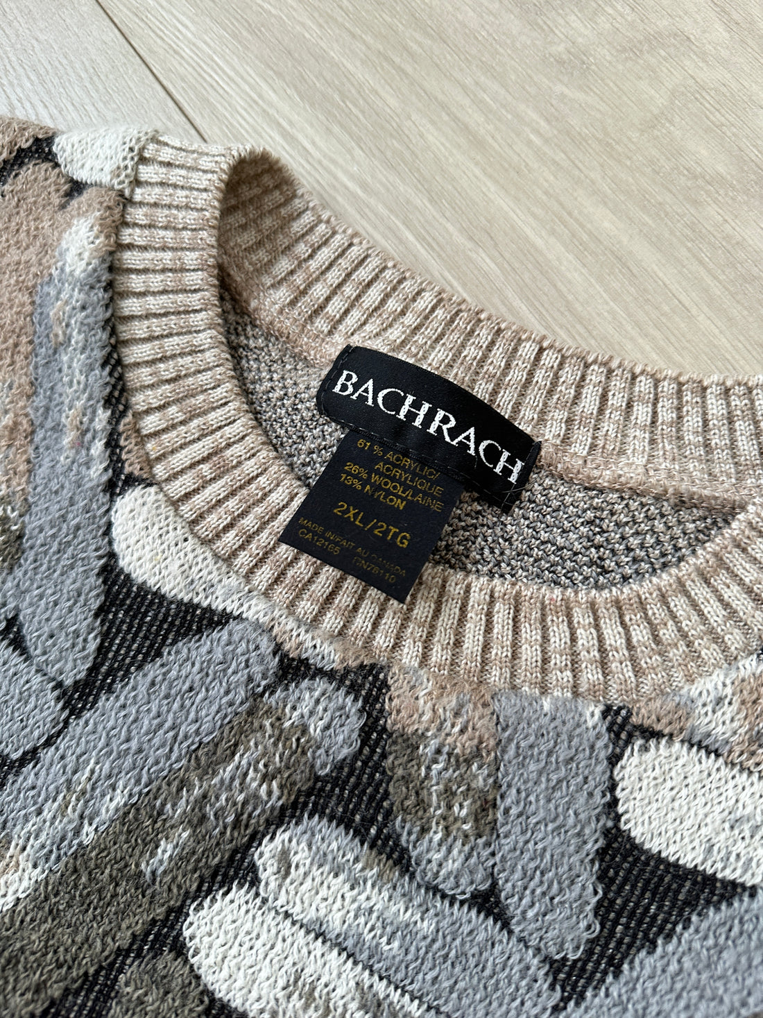 Coogi Style Knitted Sweater Size 2XL