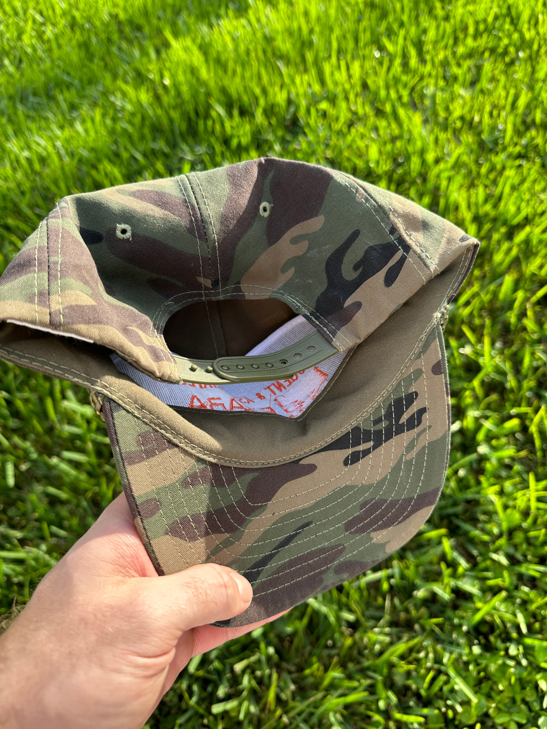 90s Vintage Camo Trucker Hat