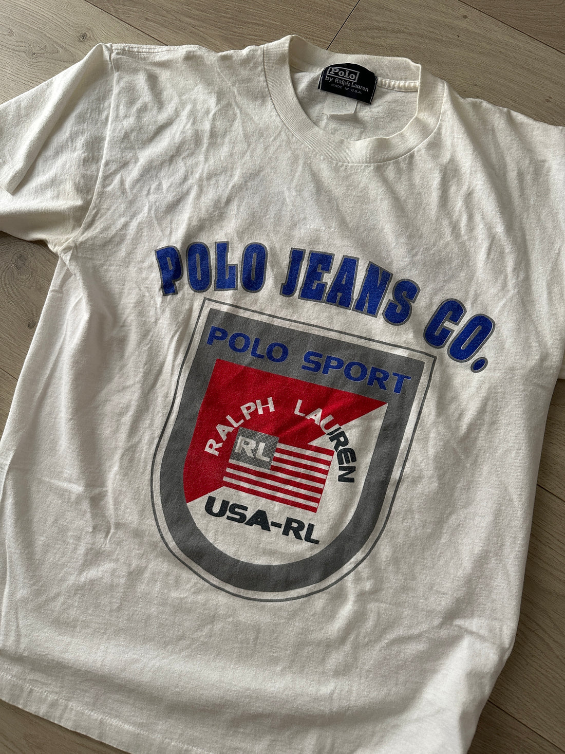 90s Vintage Polo Jeans Co Boot Graphic Tee