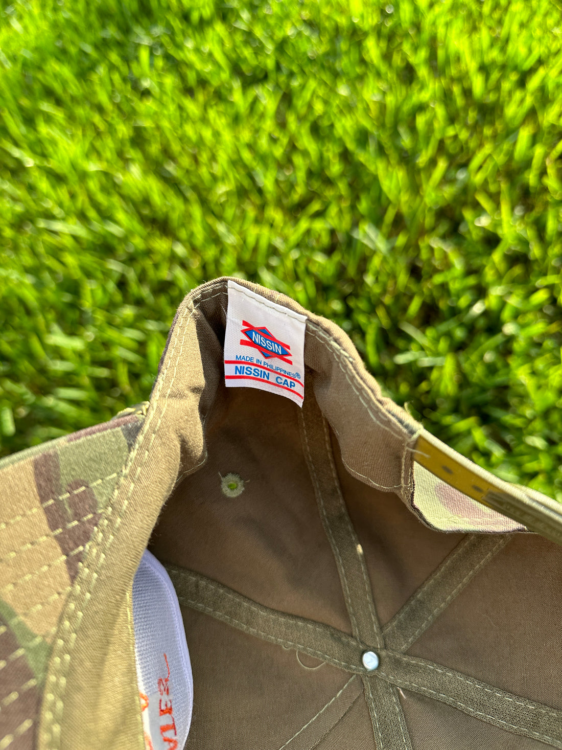 90s Vintage Camo Trucker Hat