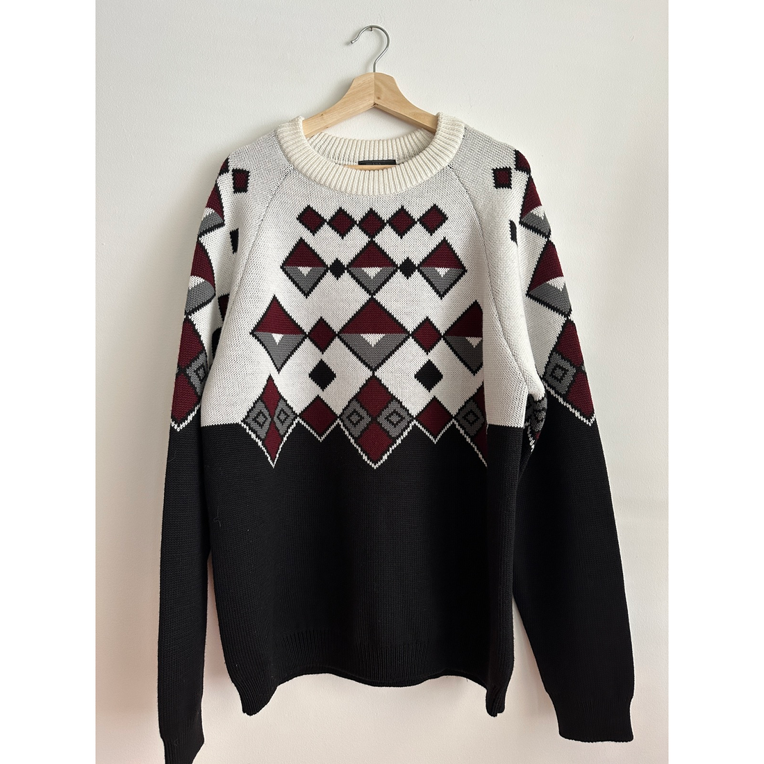 Prada Argyle Knitted Sweater AW20