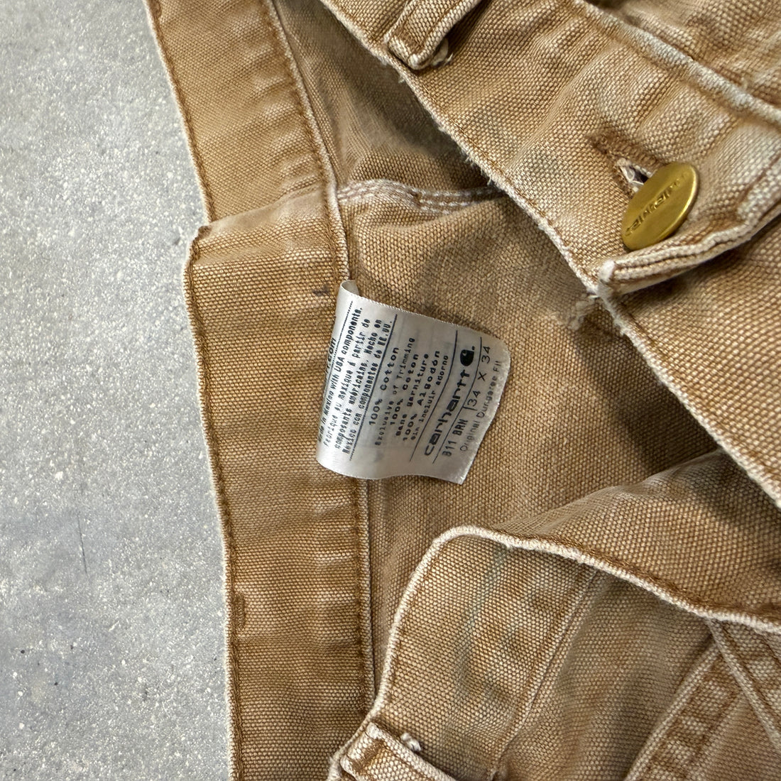 Carhartt Carpenter Short Thrashed Size 34