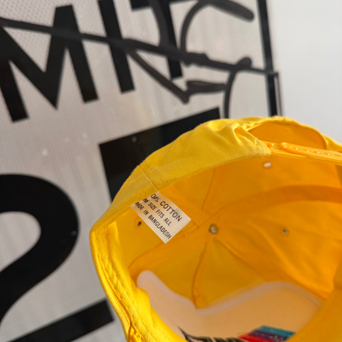 90s Vintage BMW M3 Dakar Yellow Trucker Hat