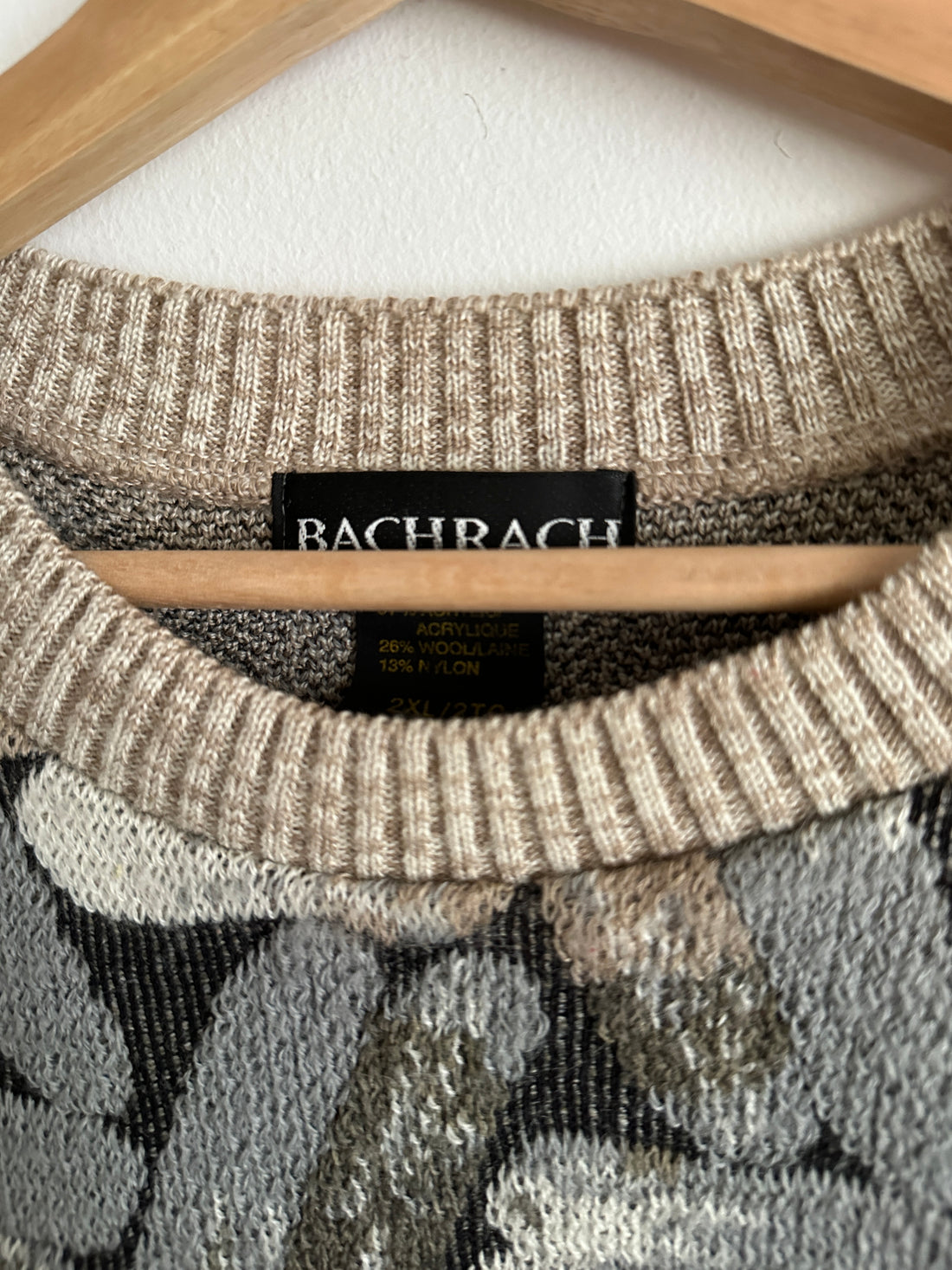 Coogi Style Knitted Sweater Size 2XL