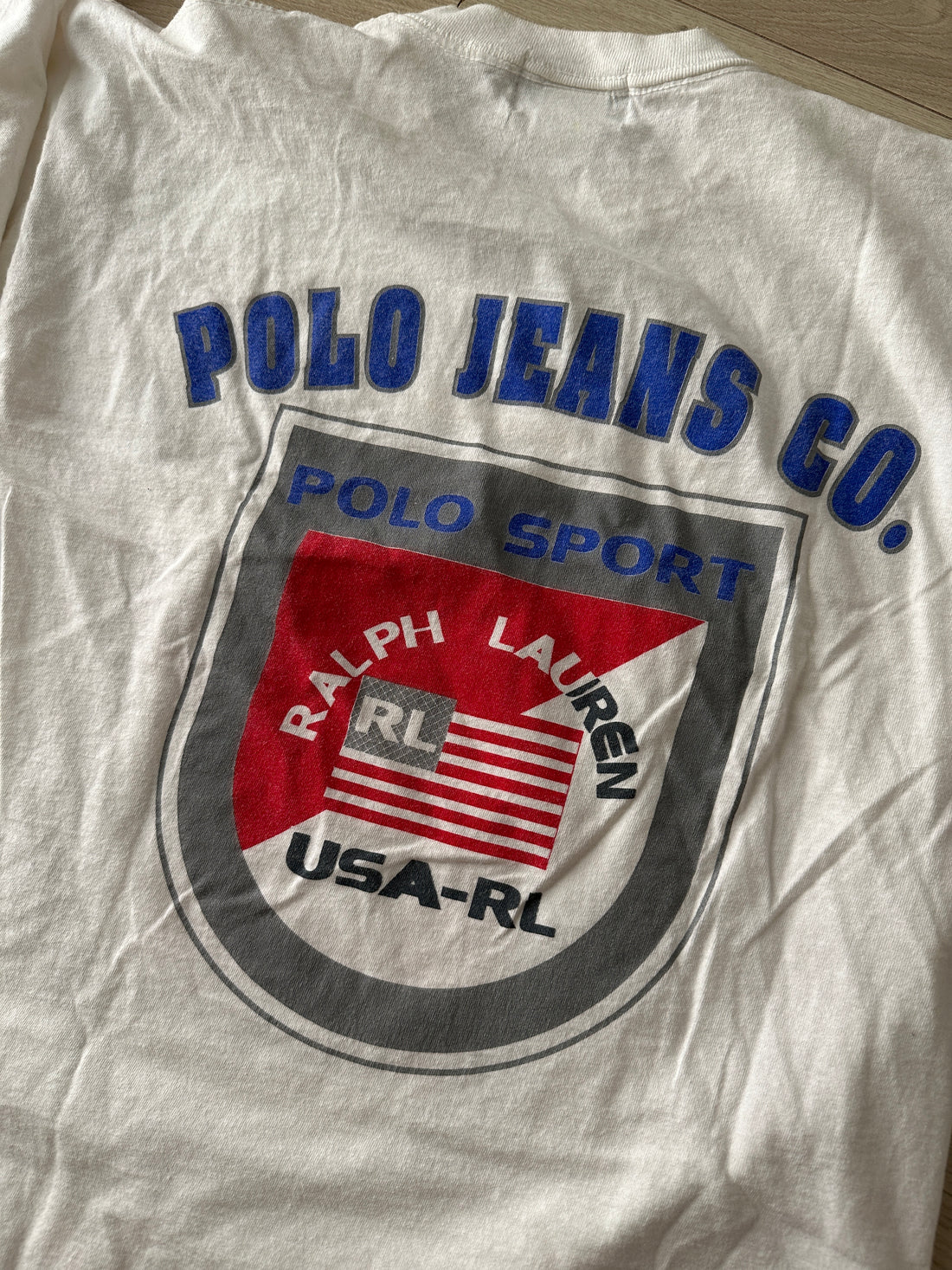 90s Vintage Polo Jeans Co Boot Graphic Tee