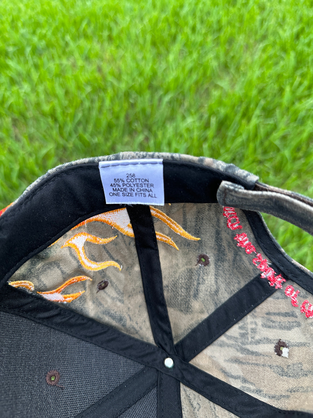 90s Vintage Ted Nugent Camo Dad Hat