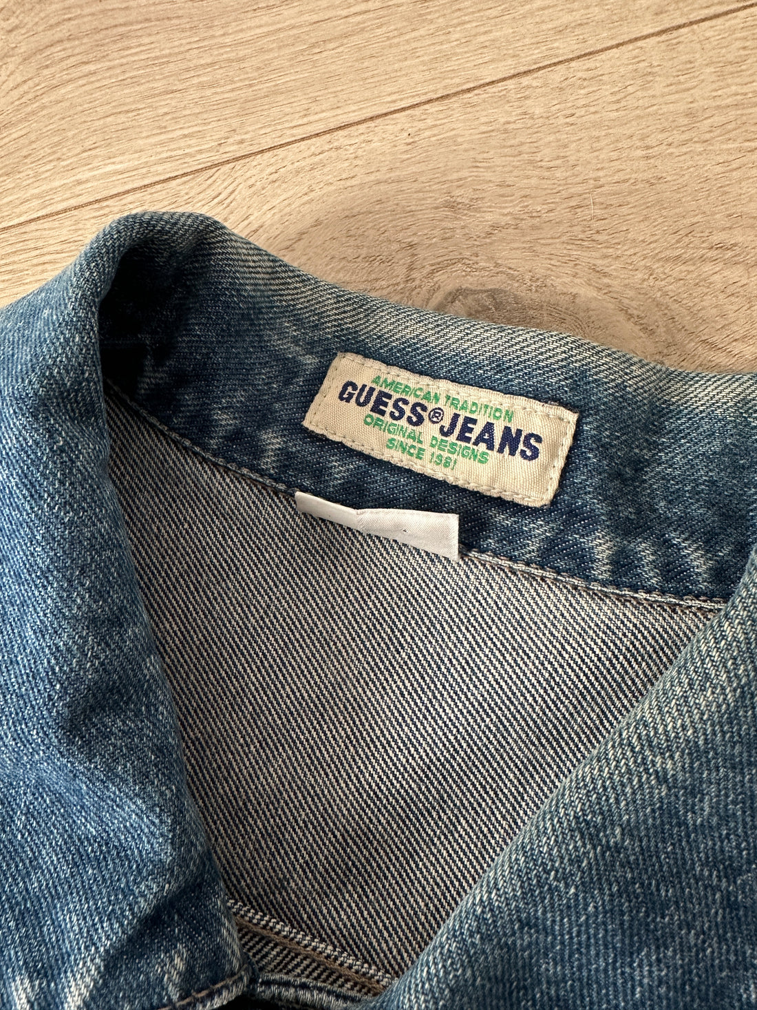 80s Vintage Guess Jeans Denim Jacket Size L