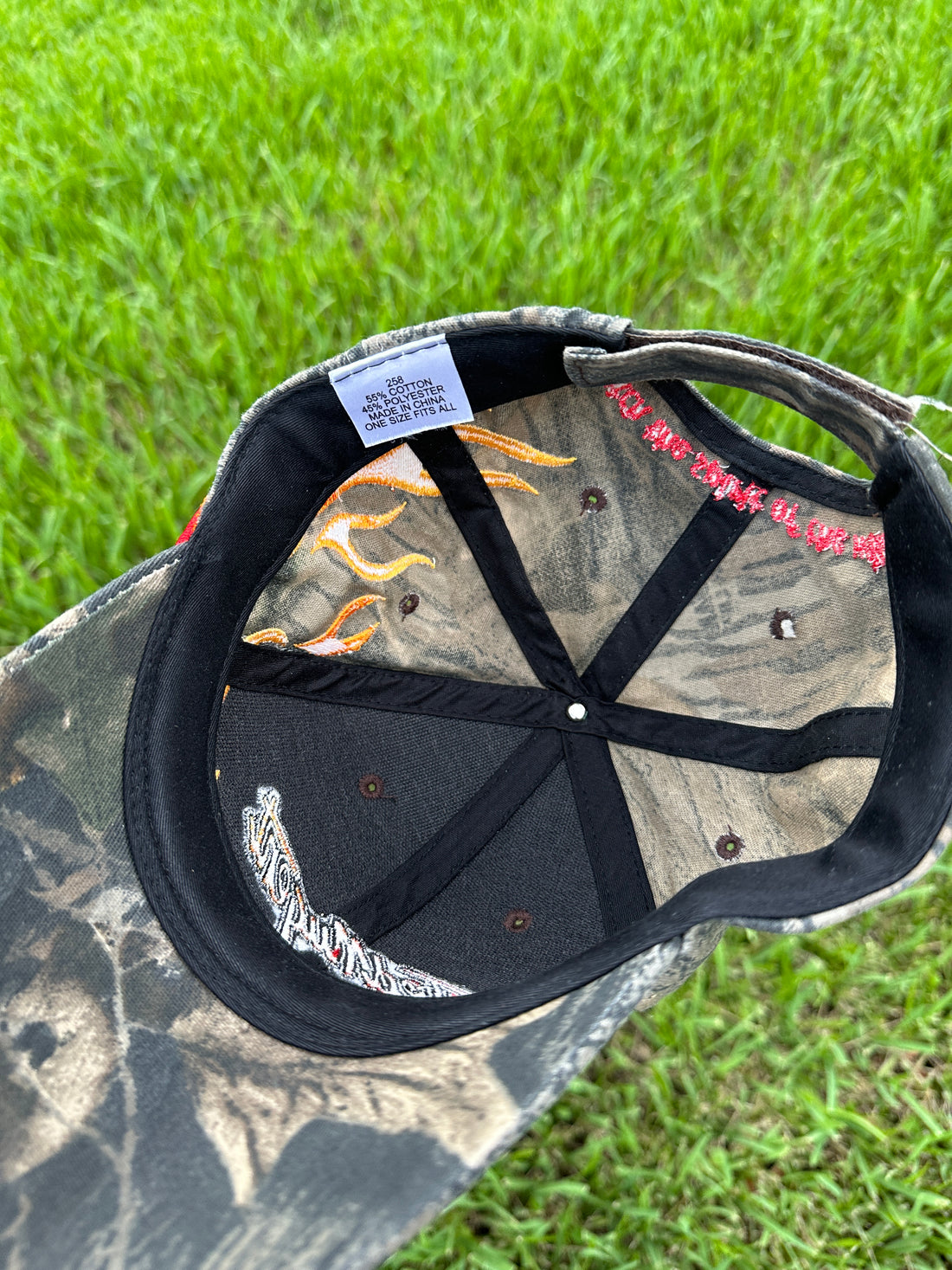 90s Vintage Ted Nugent Camo Dad Hat