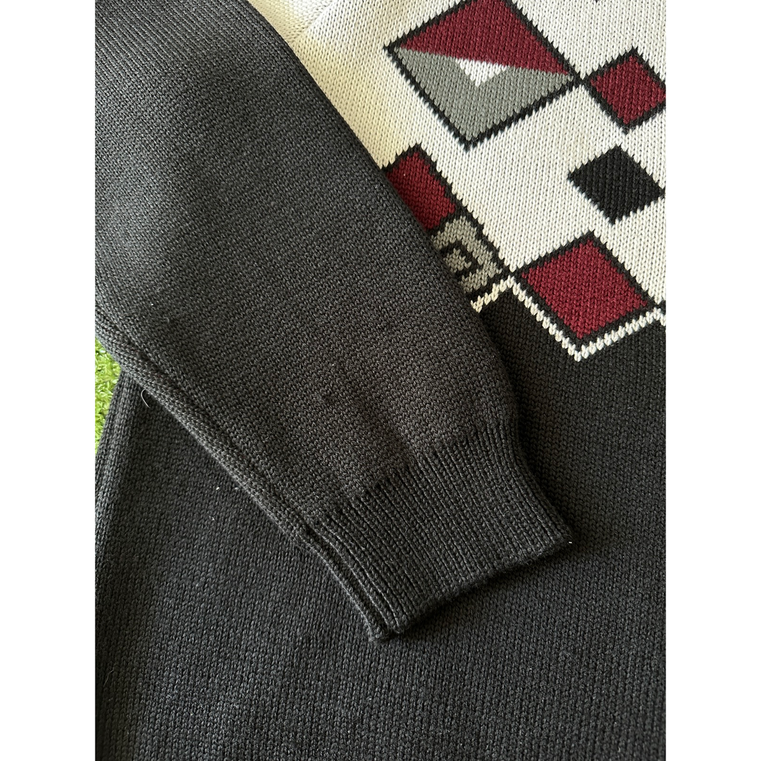 Prada Argyle Knitted Sweater AW20