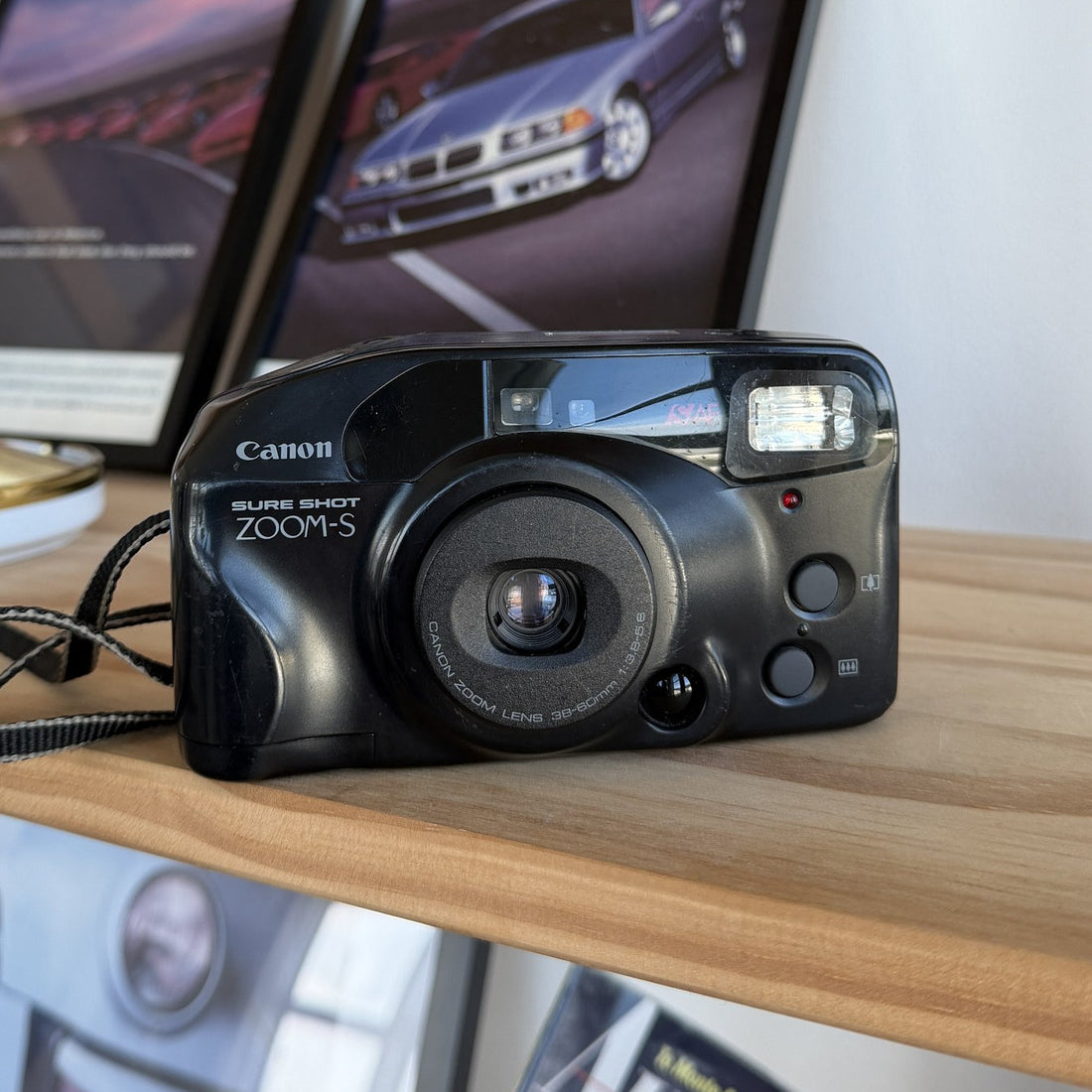 Canon Sure Shot Zoom-S 35mm point and shoot, front