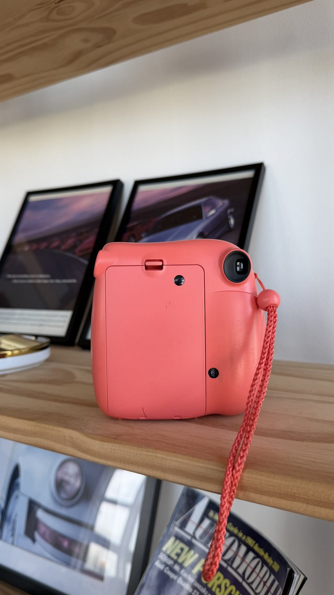 Fujifilm Instax Mini 7+ Instant Camera, Coral detail 3
