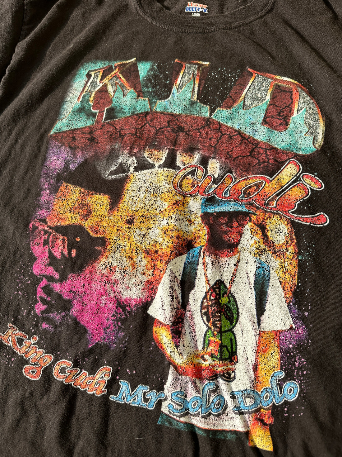 DBruze Kid Cudi Double Sided Graphic Rap Tee