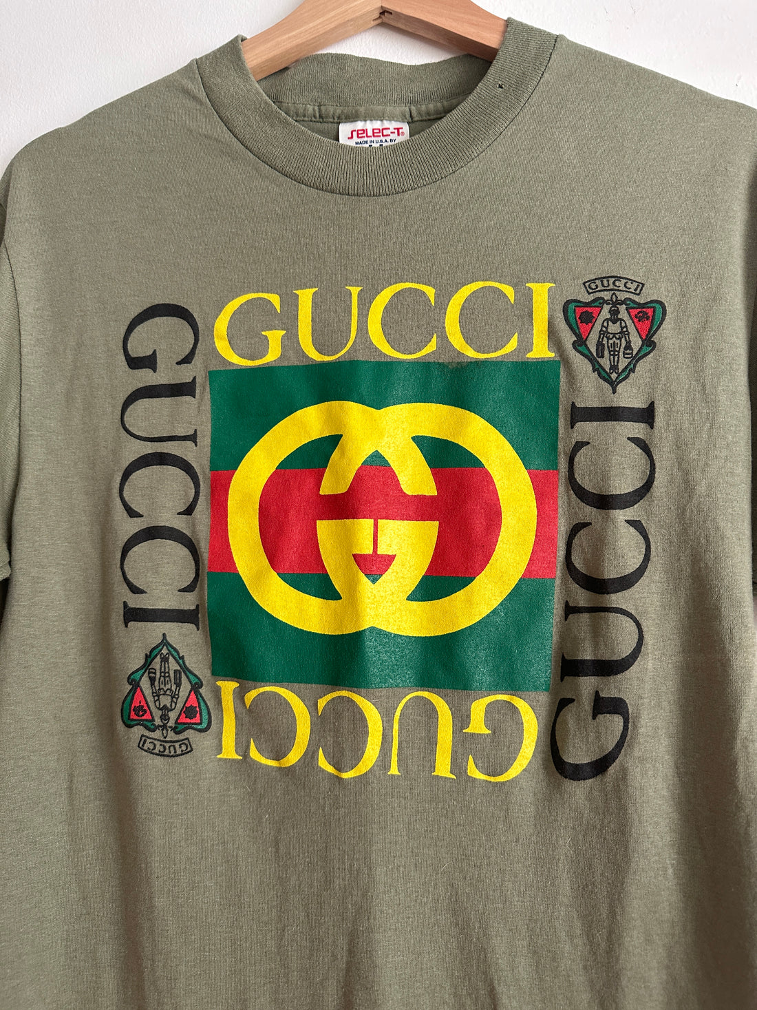 Vintage Boot Gucci Graphic Tee