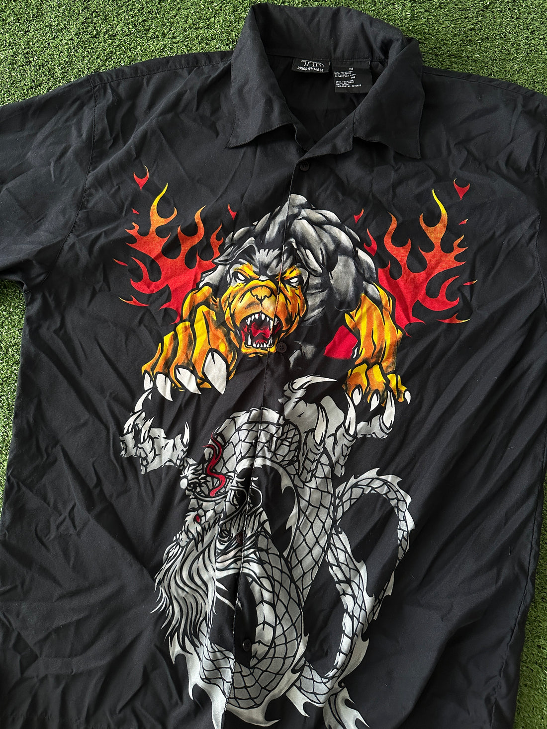 2000s Vintage Button Up Polo Tee