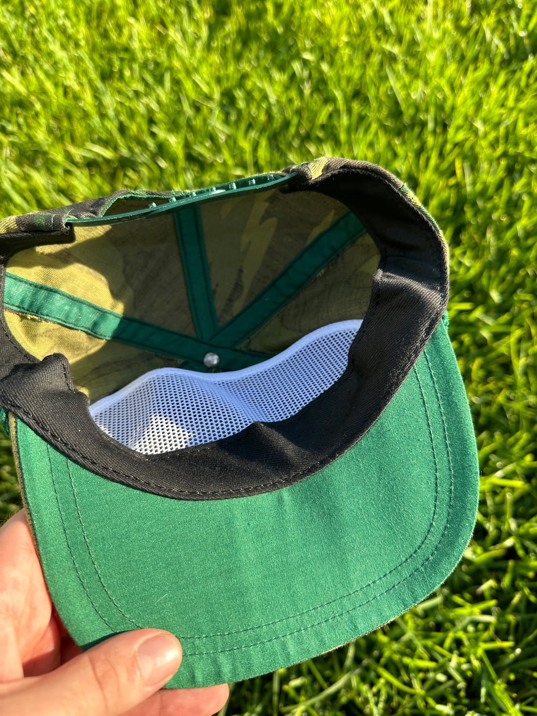 80s Vintage Rhodes Bros Taxidermy Camo Trucker Hat