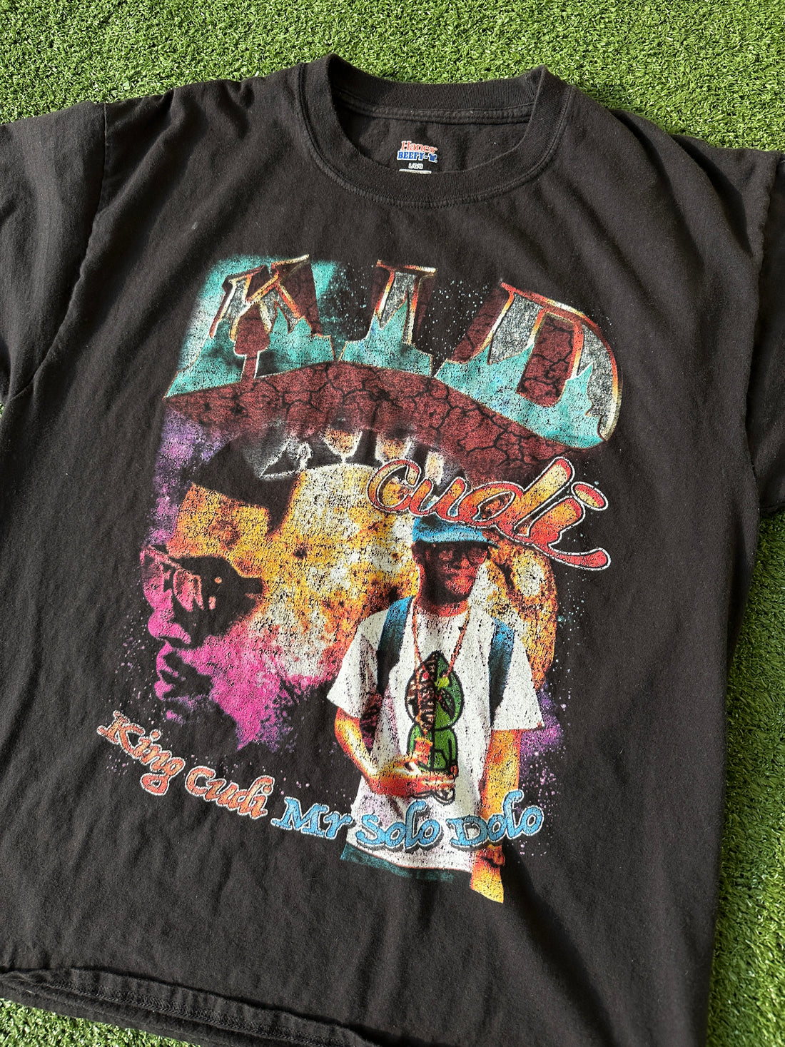 DBruze Kid Cudi Double Sided Graphic Rap Tee