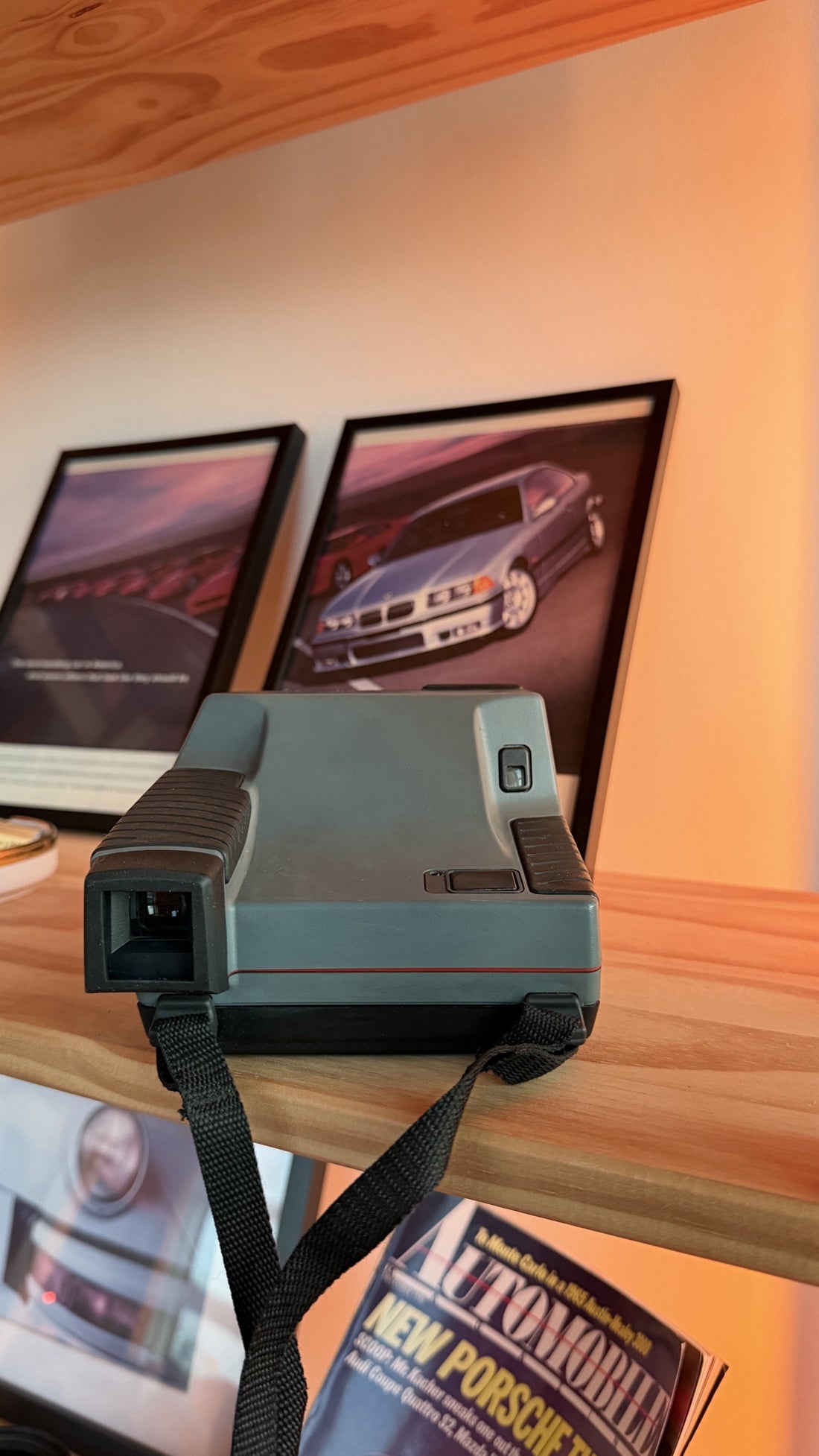 Polaroid Impulse AF back and viewfinder