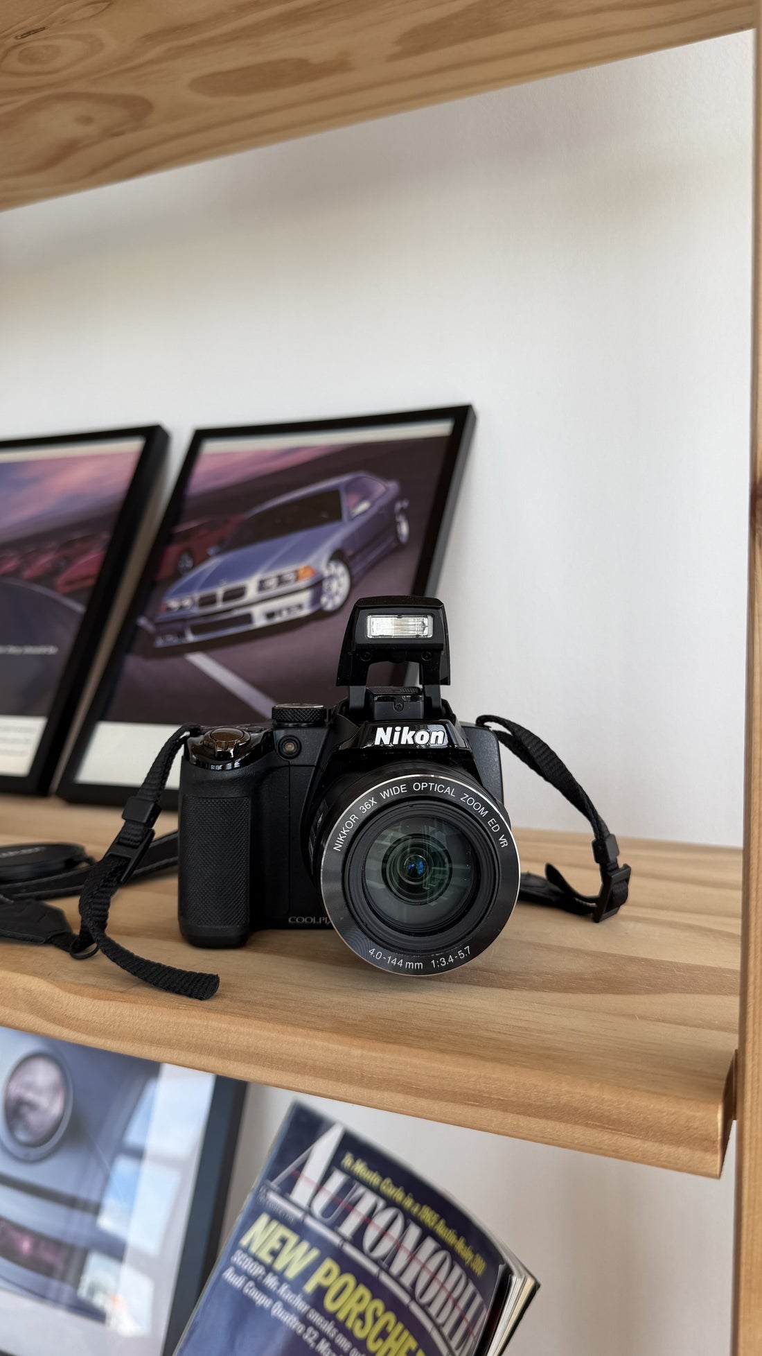 Nikon Coolpix P500 Digital Camera with 36x Zoom front view