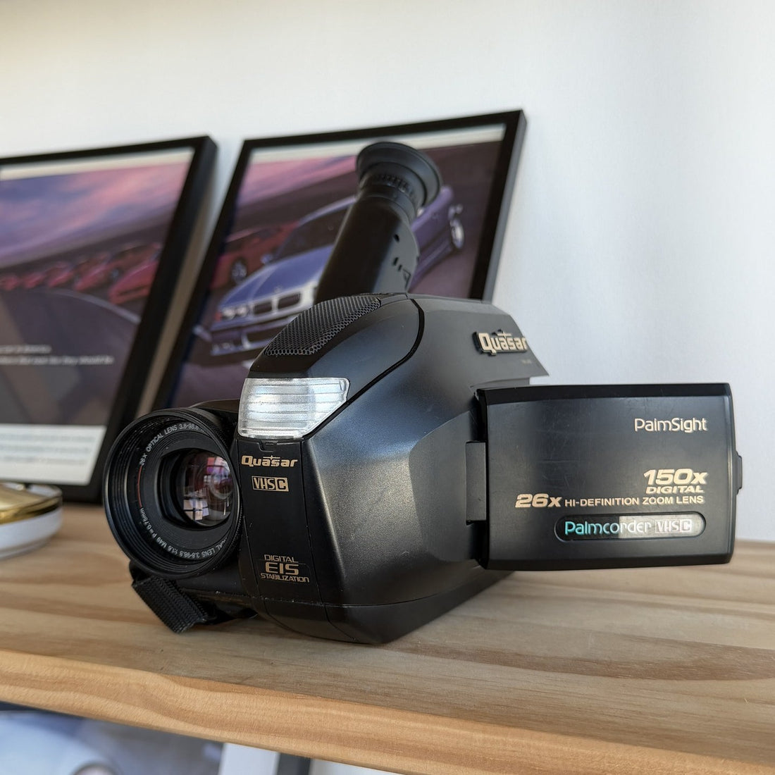 Quasar PalmSight VM-L459 VHS-C camcorder, front