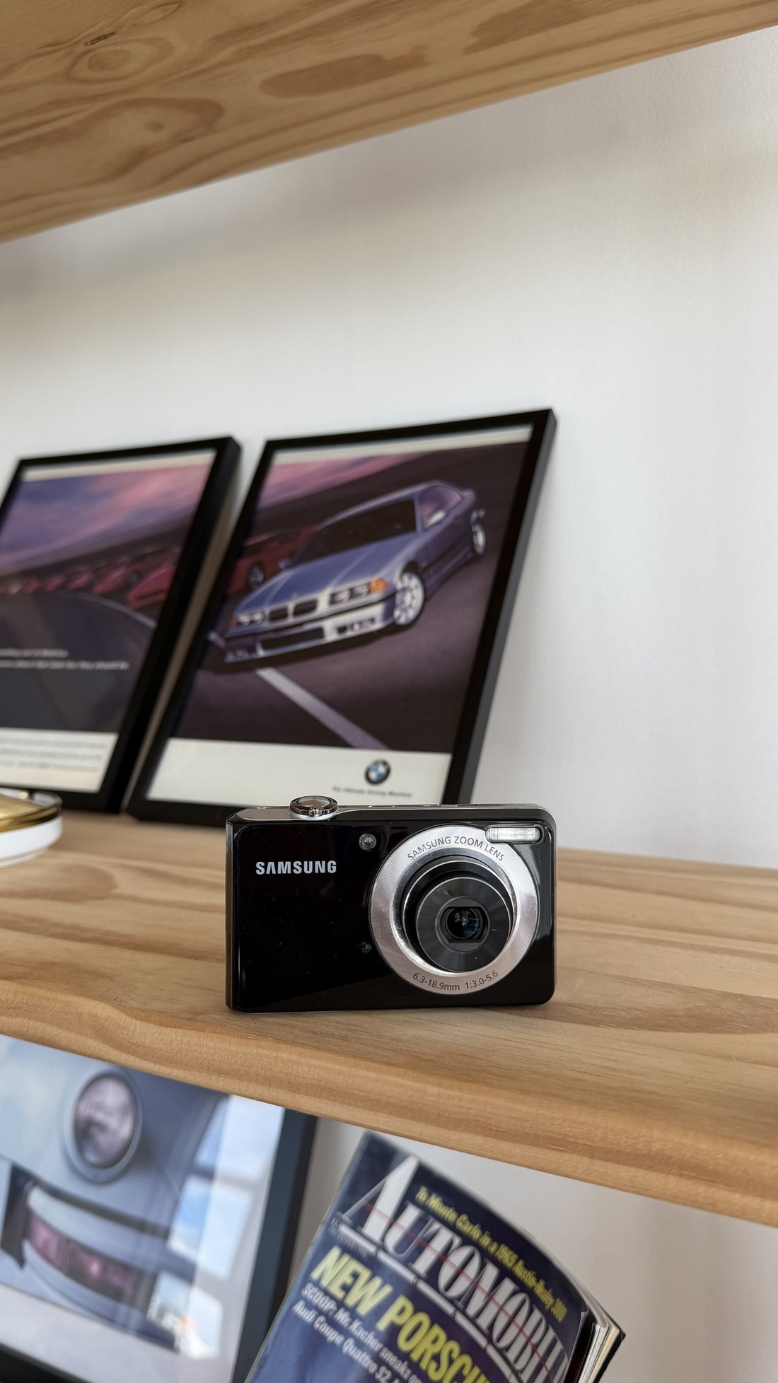 Samsung TL205 Dual-Screen Digital Camera front view