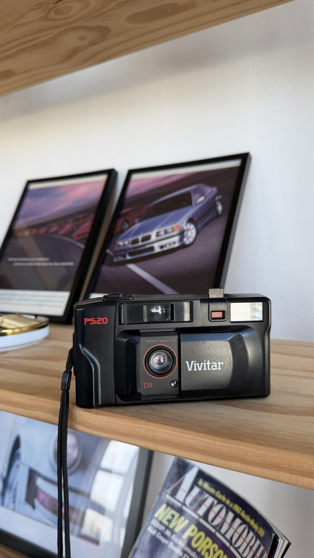 Vivitar PS:20 35mm Point & Shoot Film Camera front view