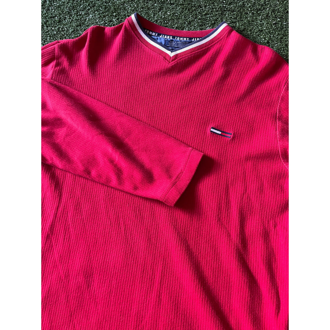 90s Vintage Tommy Jeans Tommy Hilfiger Thermal Longsleeve Tee
