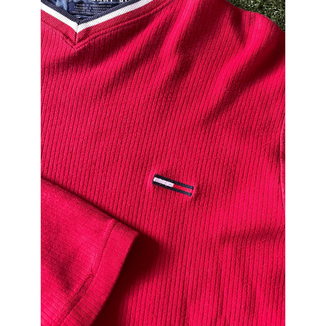 90s Vintage Tommy Jeans Tommy Hilfiger Thermal Longsleeve Tee