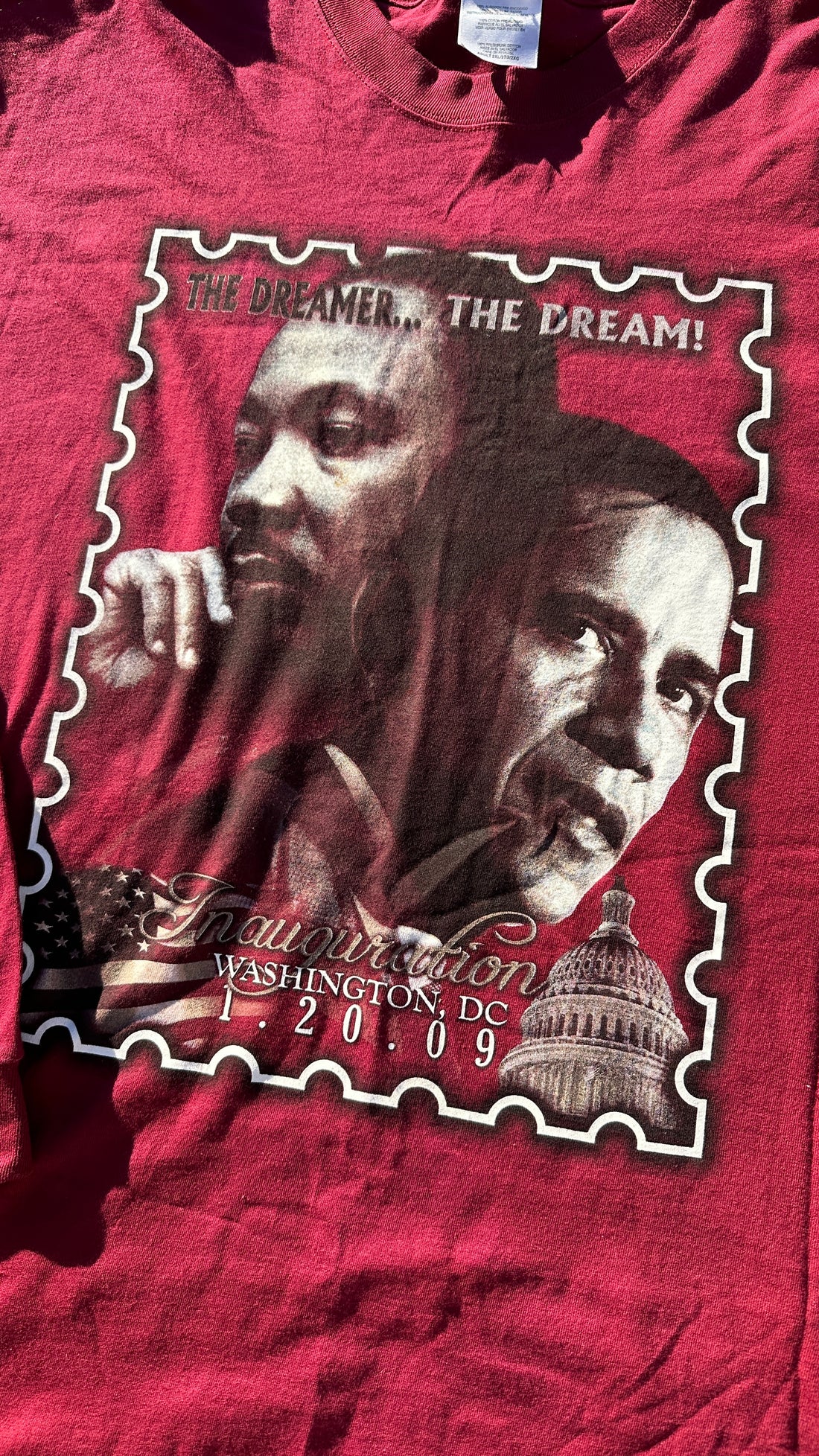 Martin Luther King Jr. Barack Obama Long Sleeve Tee